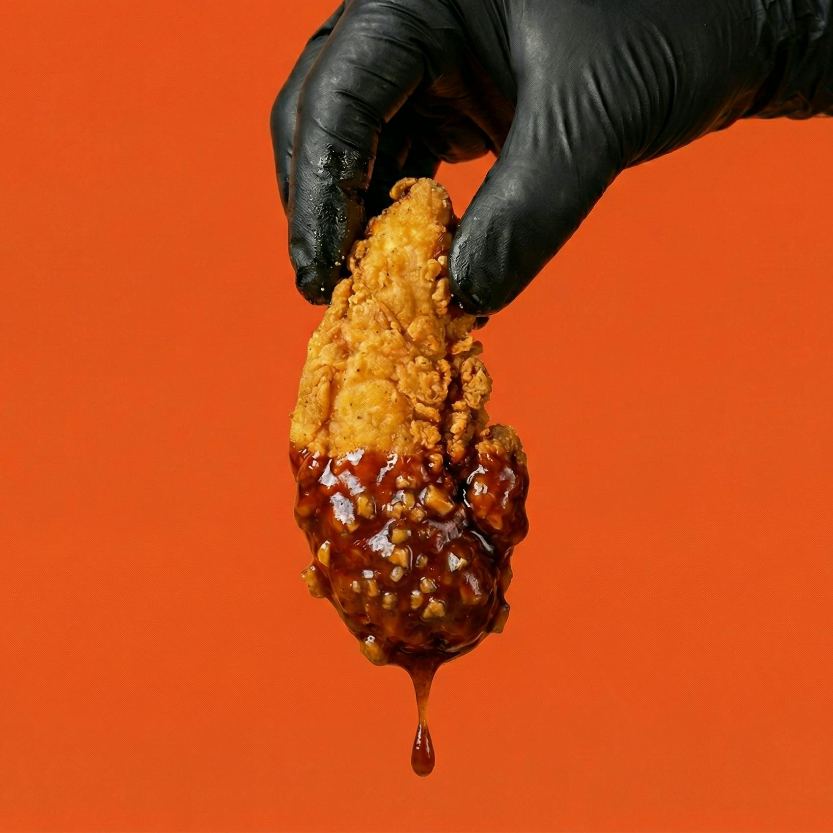 Sauced chicken with habanero